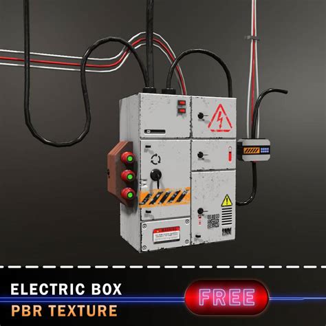 electric box 3d model free|Free 3D Power.